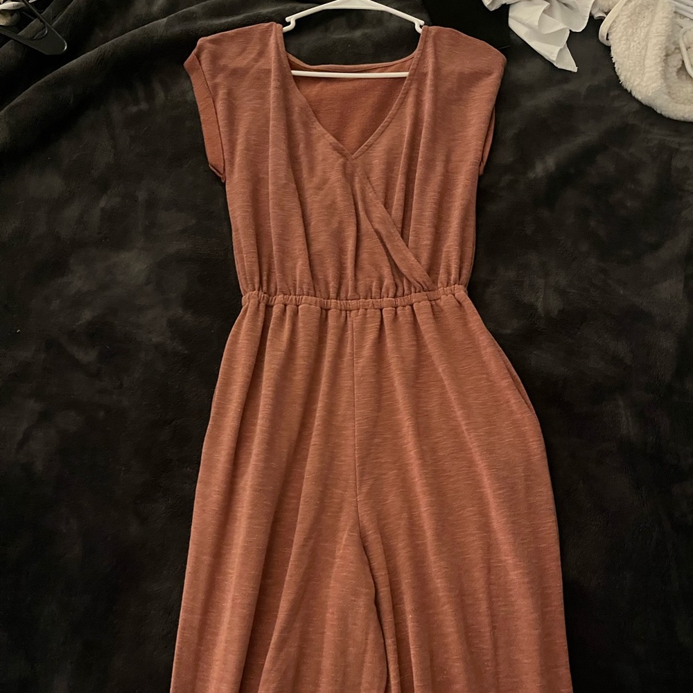 Maurices Terracotta Jumpsuit